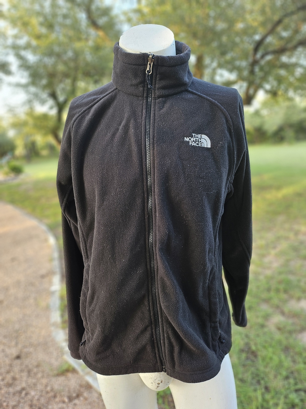 The North Face Black Full-Zip Fleece Jacket L